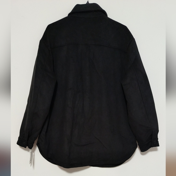 New Black Wool Coat / Size XL - Picture 4 of 10